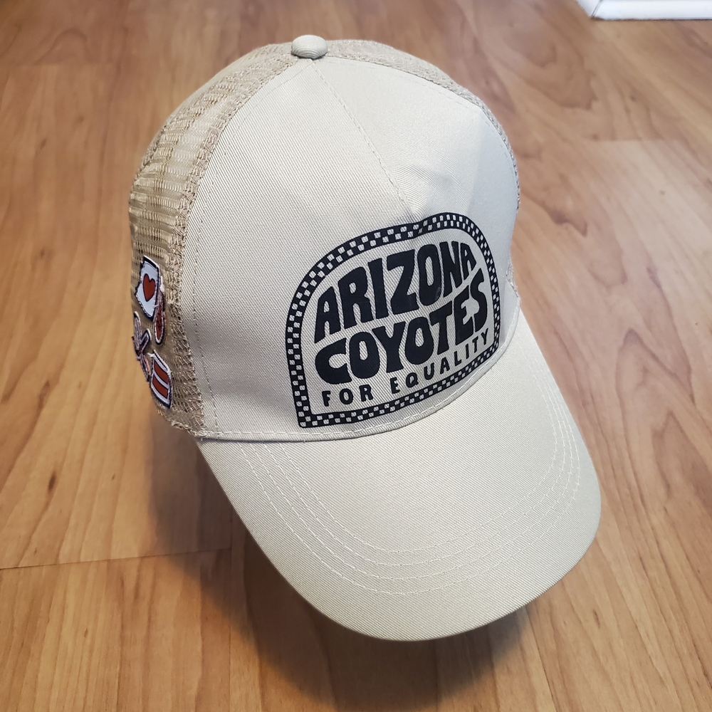 Arizona Coyotes For Equality Hat Adult back Mesh Trucker Women Unisex